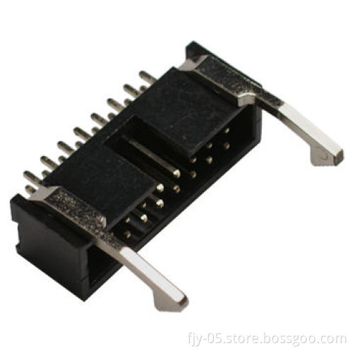 PH2.54 H9.7 box header 2 with a metal hook material of environment protection 2*5PNew